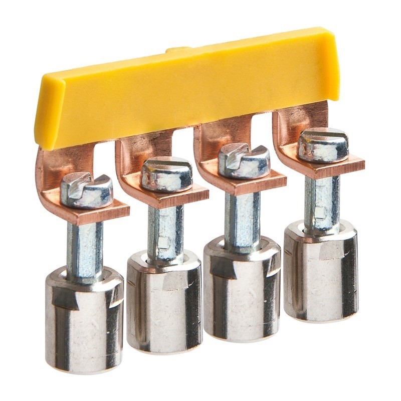 Z7.282.2427.0 Wieland Selos WK IVBWK 6-4; 4 Pole Insulated Cross Connector for 6mm (8mm Wide) 57 Series Terminals