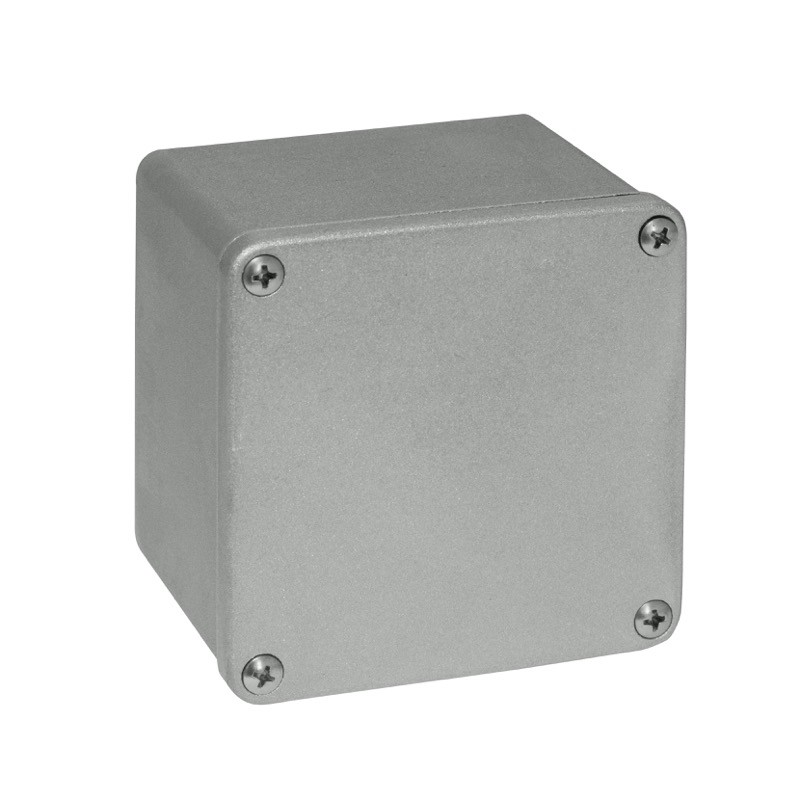 G100.54 RP Gain Aluminium 106 x 106 x 61mmD Enclosure IP65 Sandblasted Finish