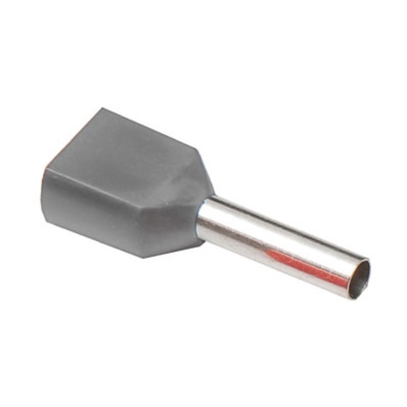 MGB0.75MMGREY-DB 0.75mm Grey Ferrules Double German