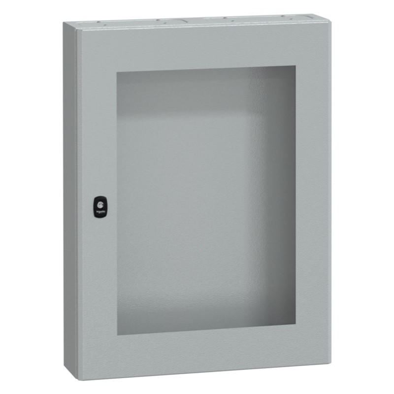 NSYS3DM8615T Schneider Spacial S3DM Mild Steel 800H x 600W x 150mmD Wall Mounting Modular Enclosure IP66