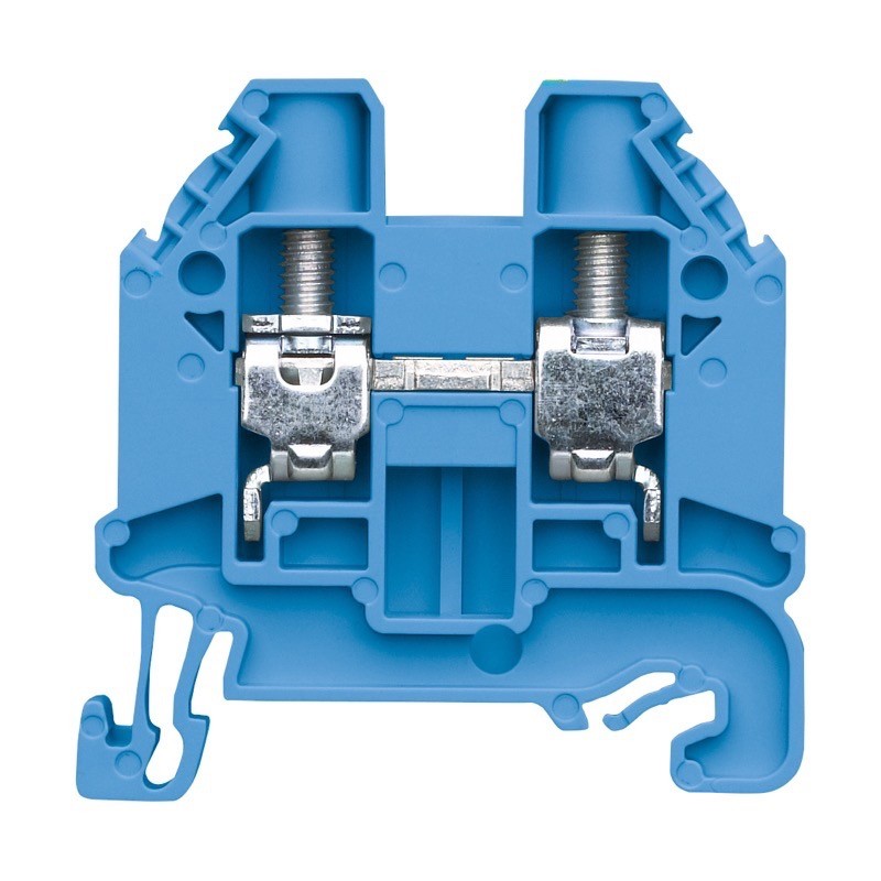 58.510.0055.6 Wieland selos WT 10mm Blue DIN Rail Terminal for TS35 Rail Single Feed Through WT10 BL