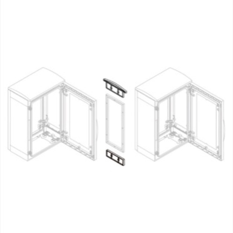 NSYSUPLA4TG Schneider Thalassa PLA Trim Kit for use with NSYMUPLA for Enclosures 420mmD with Canopy IP55