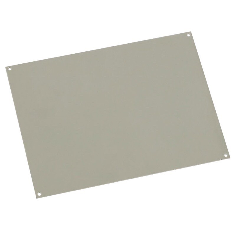 PP-33 Uriarte Safybox CA Mounting Plate for 270 x 270 Enclosures Polyester Grey RAL7035 Dimensions 220 x 220 x 4mmD