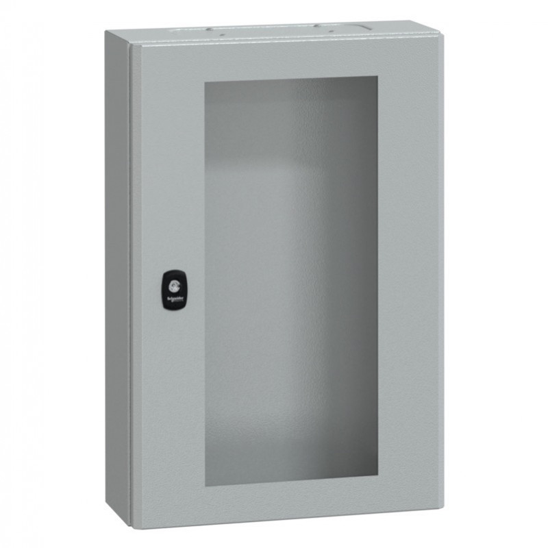 NSYS3DM6615T Schneider Spacial S3DM Mild Steel 600H x 600W x 150mmD Wall Mounting Modular Enclosure IP66