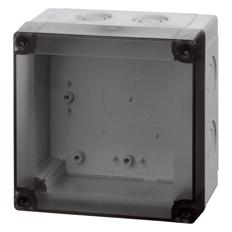 PCM 125/60 T Fibox MNX Polycarbonate 130 x 130 x 60mmD Enclosure IP66/67