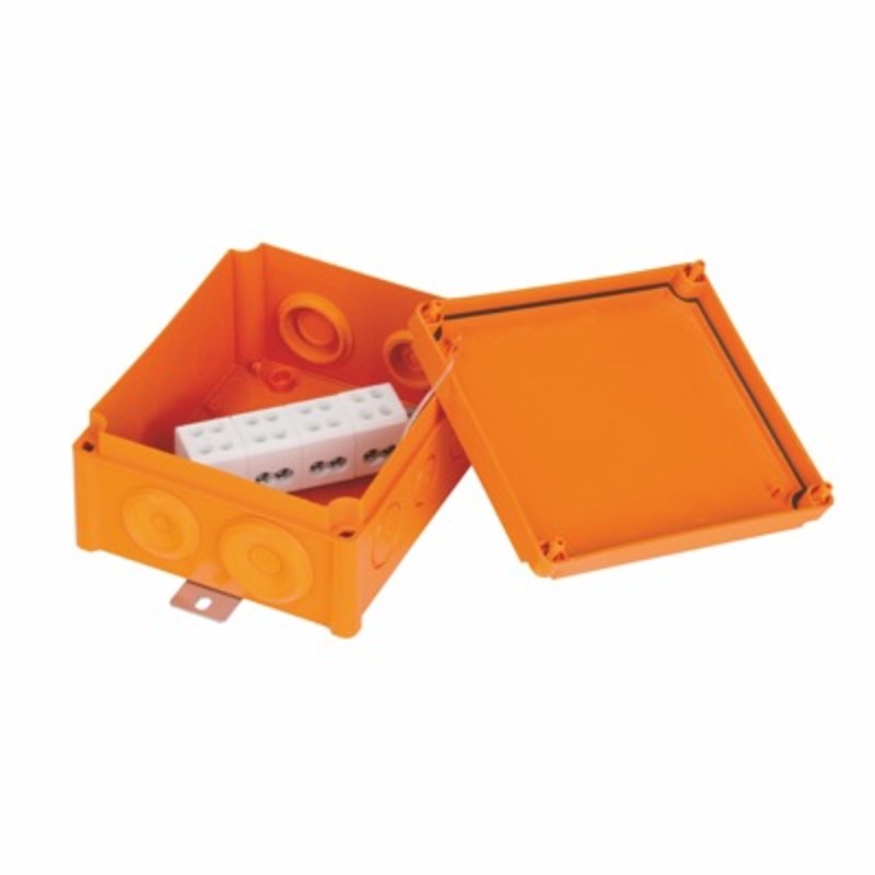 FPT1815PP416.4 Ensto Vulcano Polypropylene 175 x 150 x 80mmD Fire Protection Enclosure Lid IP65 Orange