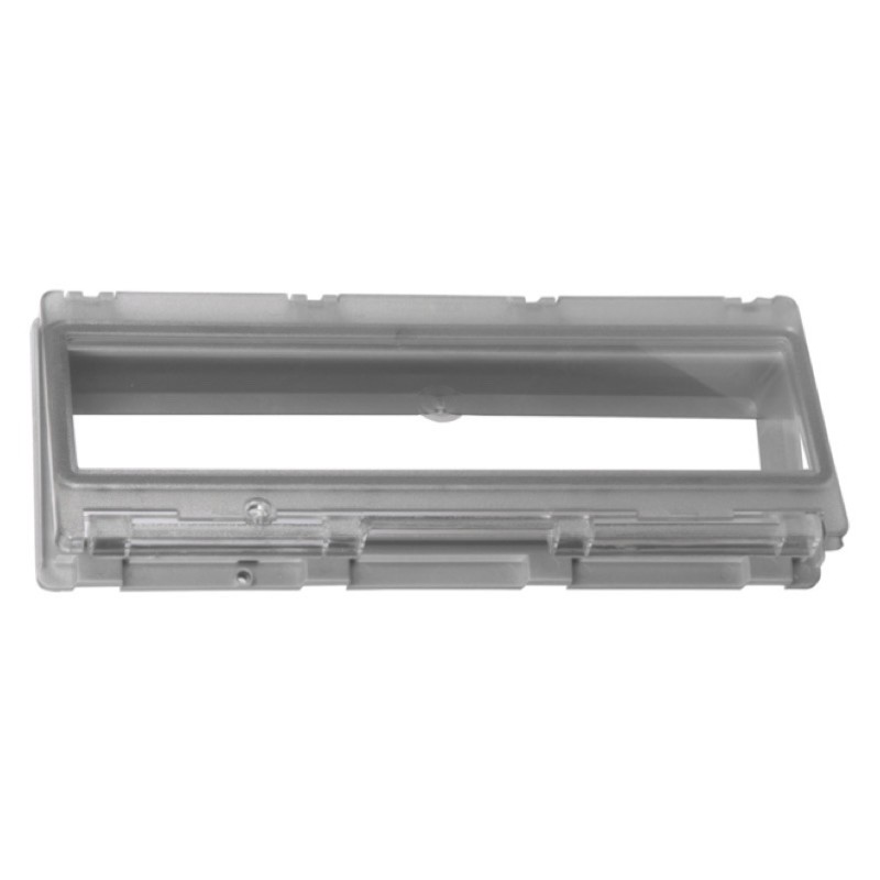 L 13 Fibox Polycarbonate 13 Module Hinged Clear Cover IP65 108 x 257 x 49.7mmD