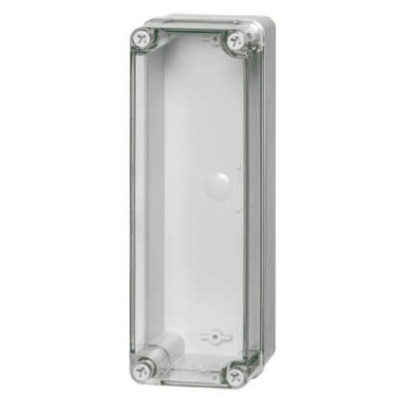 PC F 65 T Fibox Piccolo Polycarbonate 230 x 80 x 65mmD Enclosure Clear Lid IP66/67