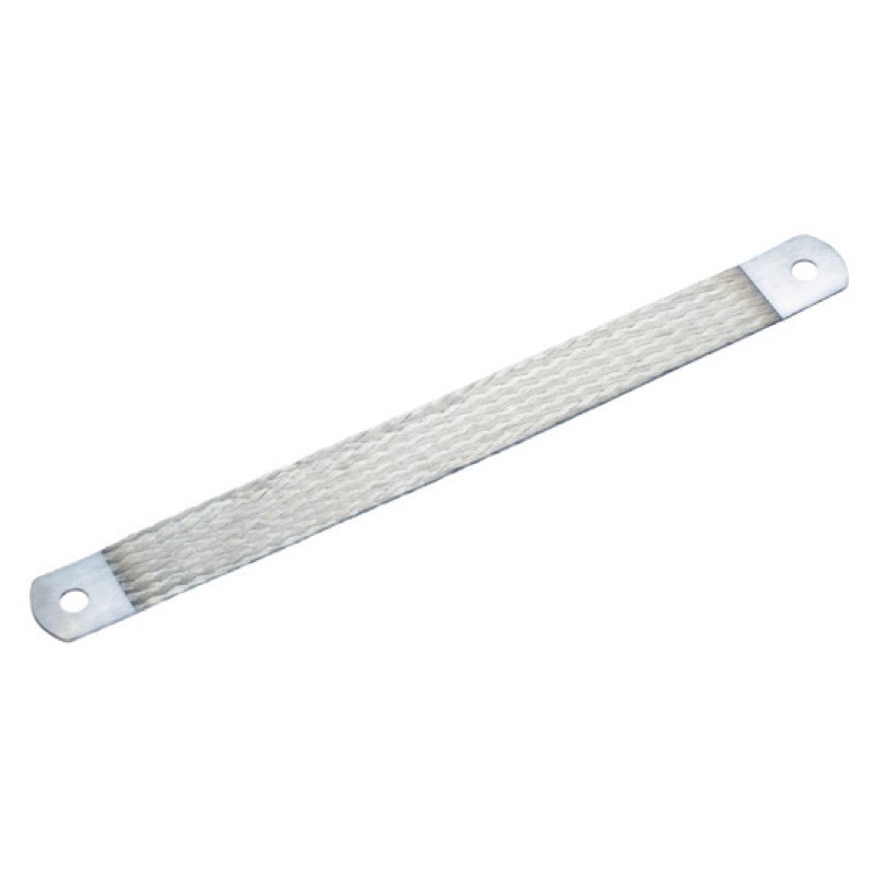 563480nVent ERIFLEX MBJ70-300-22 Grounding &amp; Bonding Braid 300 x 40 x 3mm 22.5mm Hole Both Ends