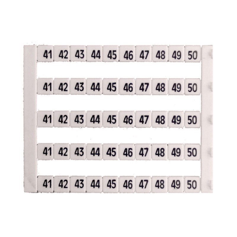 MT5-41-50 IMO MT5 Marking Tag 5 x 5mm Printed 41-50