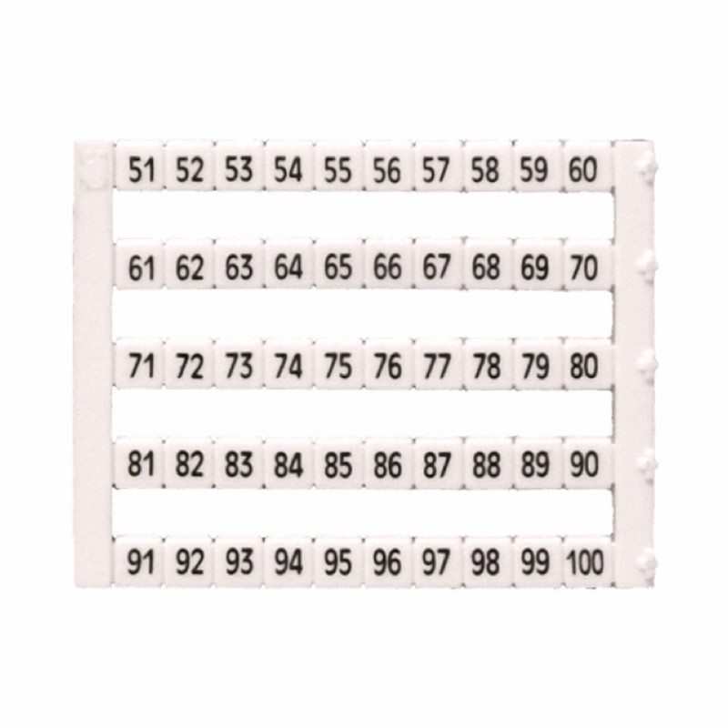 MT5-51-100 IMO MT5 Marking Tag 5 x 5mm Printed 51-100