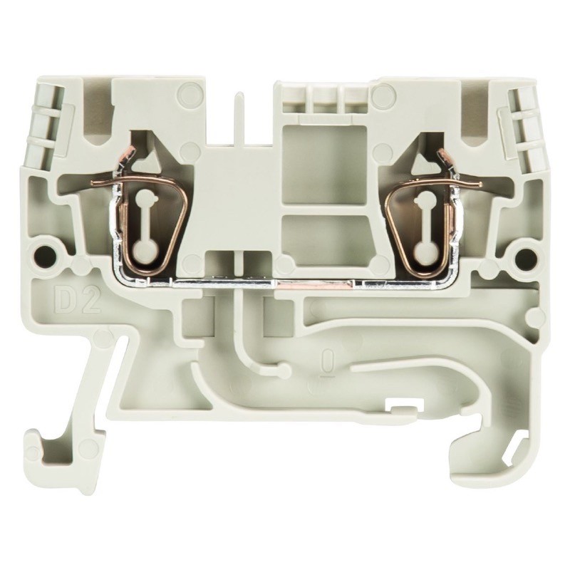 56.703.0055.0 Wieland fasis WKFN 2.5mm Grey DIN Rail Terminal for TS35 Rail Single Feed Through WKFN 2.5/35