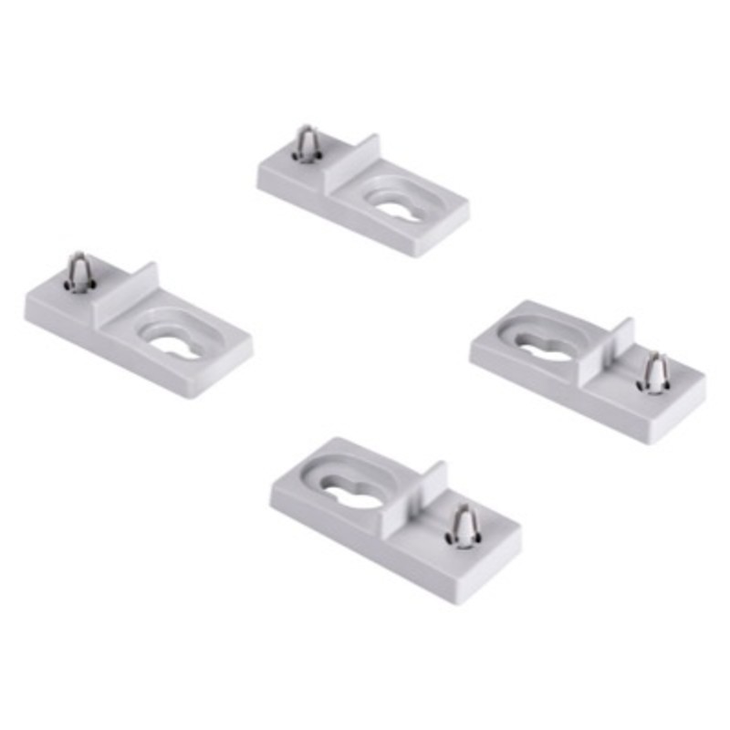 WMKQ10M Fibox ARCA IEC Set of 4 Wall Mounting Lugs Polycarbonate for ARCA5070-8060