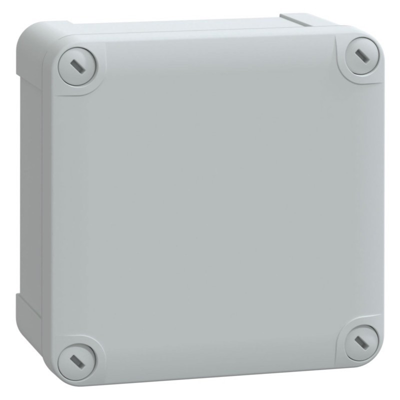 NSYTBP11116 Schneider Thalassa TBP Polycarbonate 116 x 116 x 62mmD Enclosure Grey Lid IP66 RAL7035