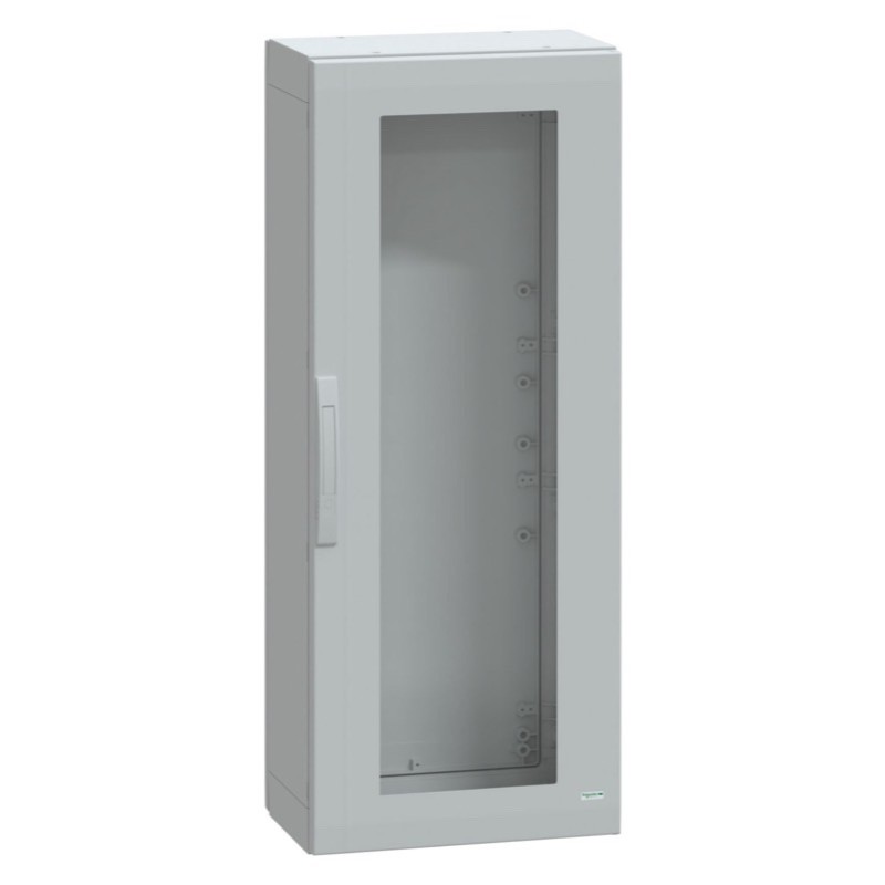 NSYPLA1253TG Schneider Thalassa PLA GRP 1250H x 500W x 320mmD Floor Standing Enclosure IP65 Glazed Door