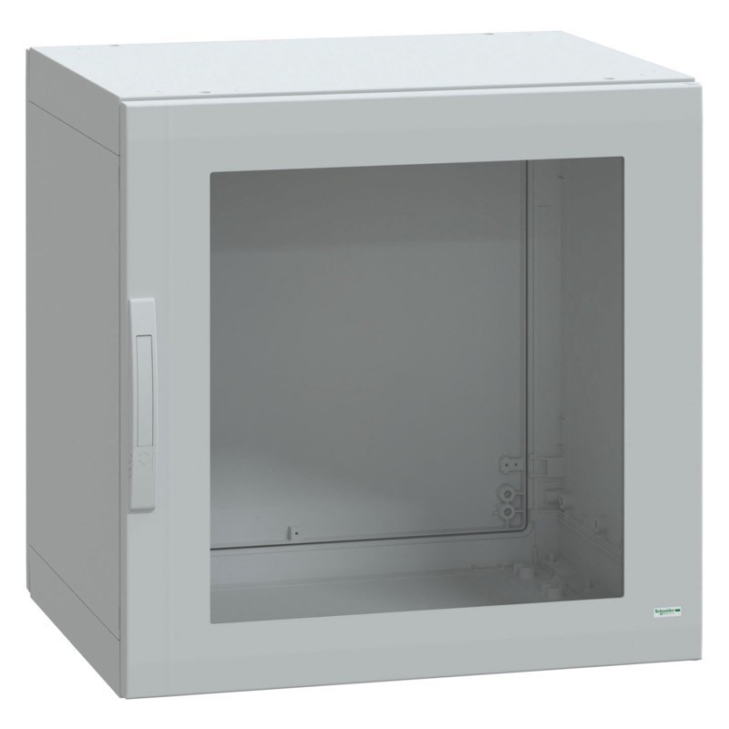 NSYPLA776TG Schneider Thalassa PLA GRP 750H x 750W x 620mmD Floor Standing Enclosure IP65 Glazed Door