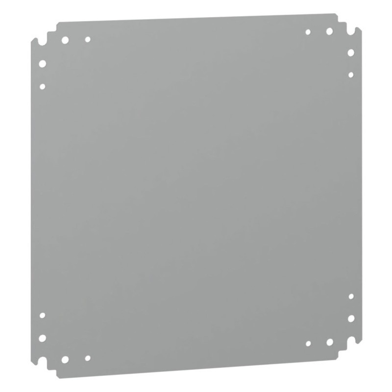 NSYPMM55 Schneider Thalassa PLA Internal Mounting Plate Galvanised Steel 390H x 375W x 2.5mmD