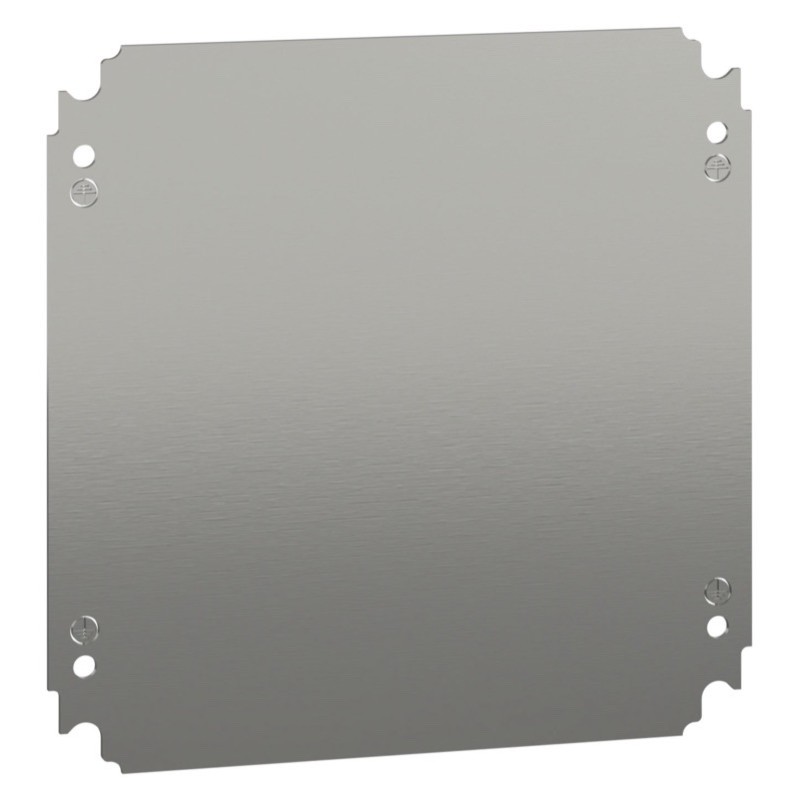 NSYMM33 Schneider Spacial NSYMM Internal Mounting Plate Galvanised Steel Dimensions 250H x 250W x 2mmD