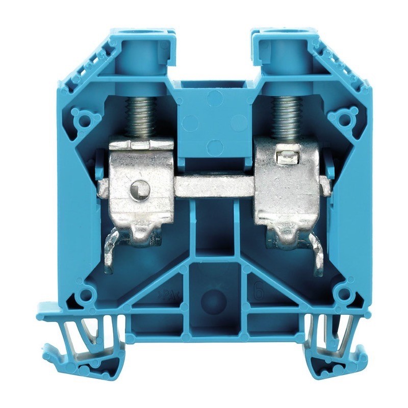 1020580000 Weidmuller W Series 35mm Blue DIN Rail Terminal for TS35 Rail Single Feed Through WDU35BL