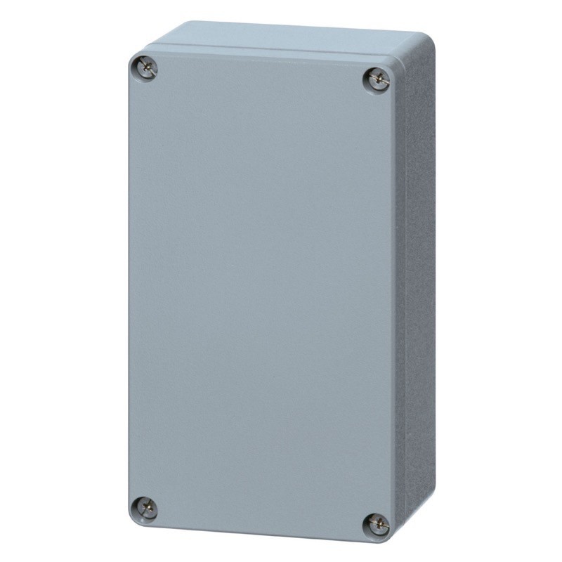 ALN 122208 Fibox ALU Aluminium 125 x 222 x 81mmD Enclosure IP66/67/68 RAL7001