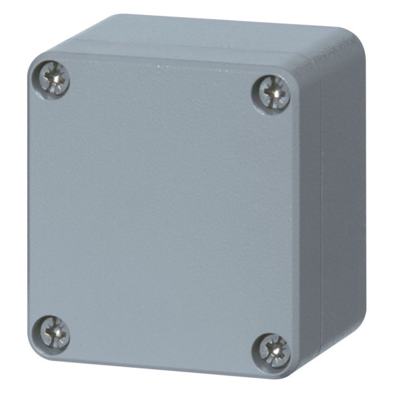 ALN 060605 Fibox ALU Aluminium 66 x 60 x 46mmD Enclosure IP66/67/68 RAL7001