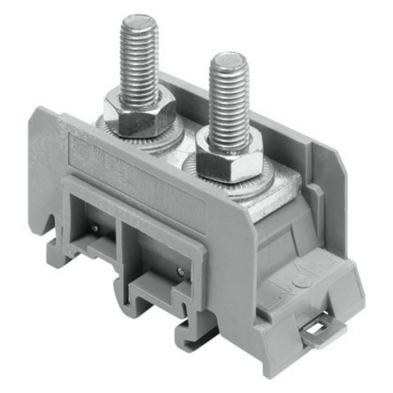 1SNA115140R2300 Entrelec SNA 35mm Power Block DIN Rail Terminal for TS35 &amp; TS32 Rail 2 x M6 Studs M35/26.FF