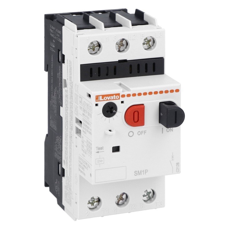 SM1P1400 Lovato SM1P 9-14A Motor Circuit Breaker with Pushbutton Control Motor Rating 5.5kW