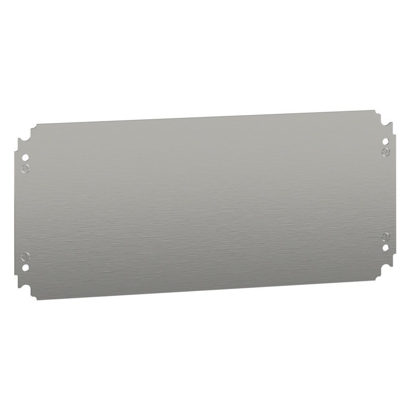 NSYMM2550 Schneider Spacial NSYMM Internal Mounting Plate Galvanised Steel Dimensions 200H x 450W x 2.5mmD