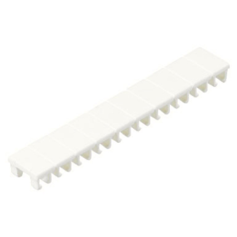 04.242.5053.0 Wieland selos Blank Marker Strip for 2.5mm Terminals (25 Strips/10)