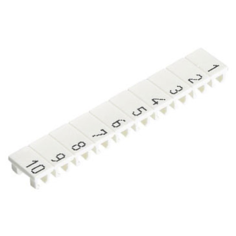 04.845.3753.0 Wieland selos Marker Strip Marked 351-360 for 2.5mm Terminals (25 Strips/10)