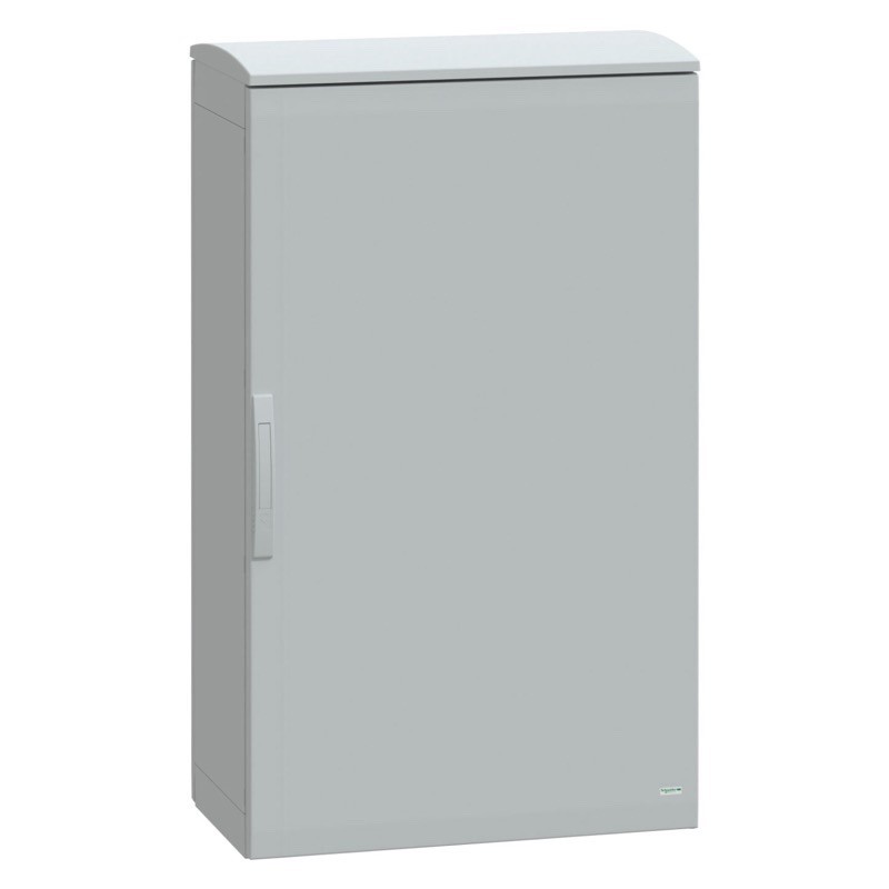 NSYPLAT1274G Schneider Thalassa PLA GRP 1250H x 750W x 420mmD Floor Standing Enclosure with Ventilated Canopy IP44