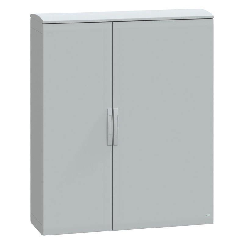 NSYPLAT15124G Schneider Thalassa PLA GRP 1500H x 1250W x 420mmD Floor Standing Enclosure with Ventilated Canopy IP44