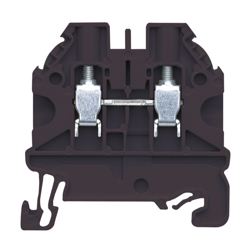 58.503.0055.1 Wieland selos WT 2.5mm Black DIN Rail Terminal for TS35 Rail Single Feed Through WT2,5 SW