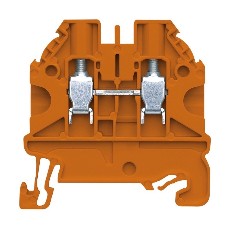 58.503.0055.9 Wieland selos WT 2.5mm Orange DIN Rail Terminal for TS35 Rail Single Feed Through WT2,5 OR