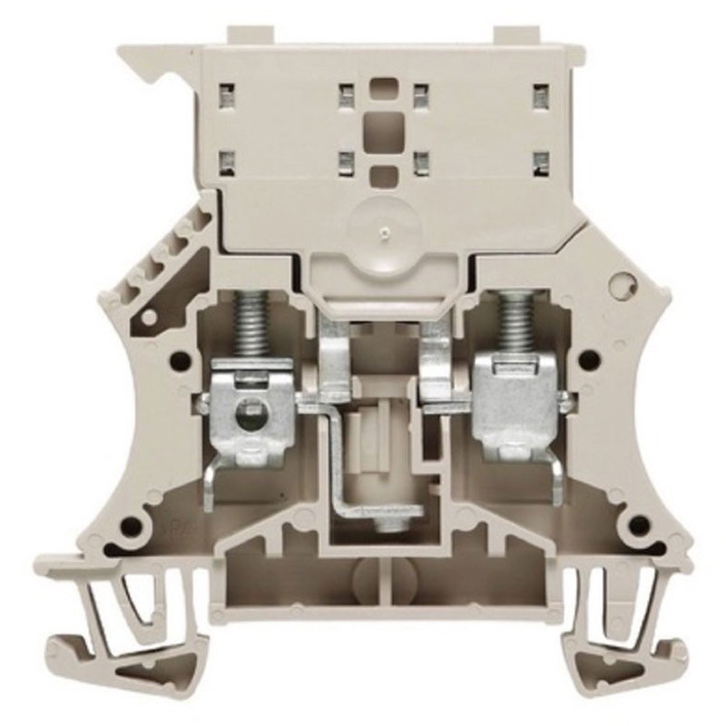 1011000000 Weidmuller W Series 6mm Beige Fuse DIN Rail Terminal for TS35 Rail WSI6