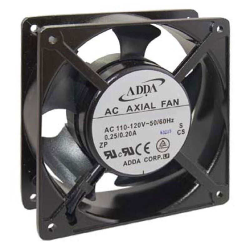 ILS128-1-HTS 120 x 120 x 38mm Aluminium Fan 110VAC with Terminal Connectors