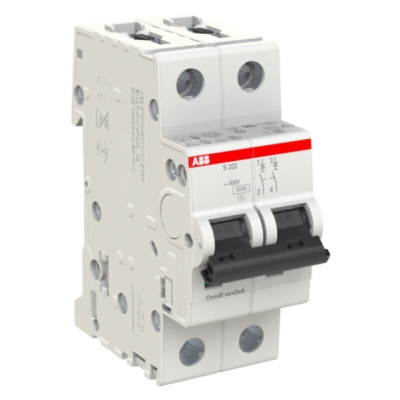 S202-D32 ABB S200 Double Pole MCB D Curve 32A