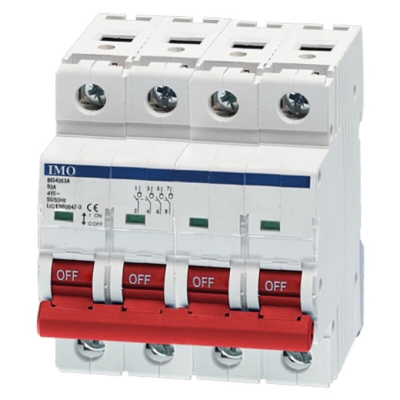 BIS4125A IMO BIS Four Pole Isolating Switch 125A