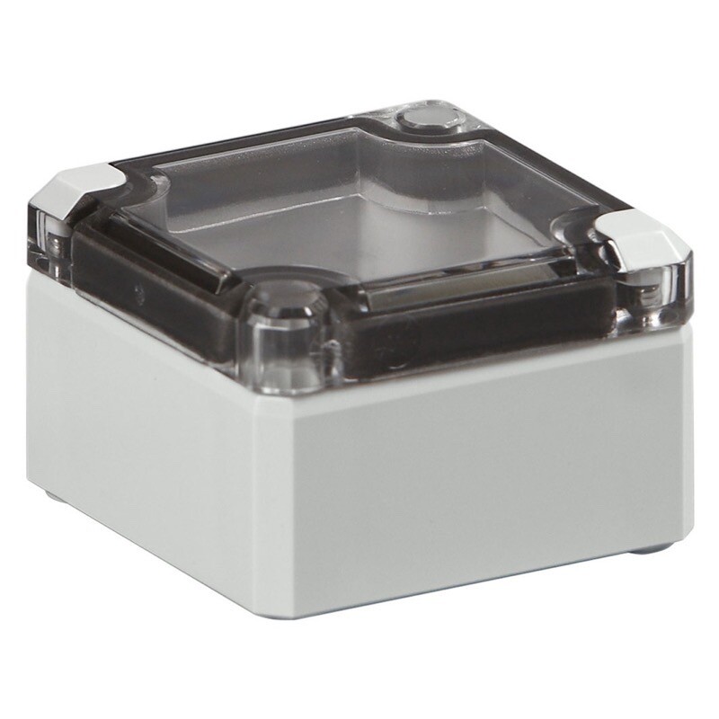 DPCP050504T Ensto Cubo D Polycarbonate 53 x 55 x 36mmD Enclosure Clear Lid IP66/IP67