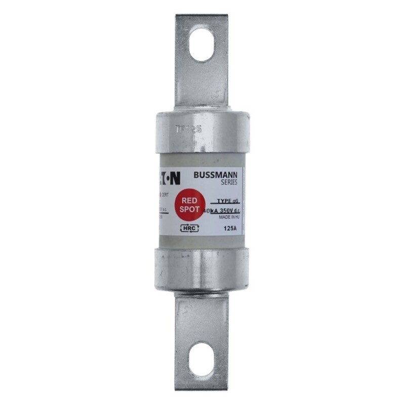 TF200 Eaton Bussmann TF 200A gG Red Spot Fuse BS88 B2 Centre Bolt Fixing 136mm Overall Length with 111mm Fixing Centres 660VAC Rated