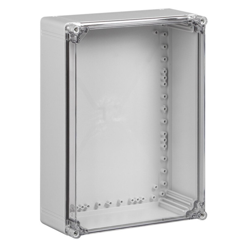 OABP304013T Ensto Cubo O ABS 300 x 400 x 132mmD Enclosure Clear Lid IP66/67