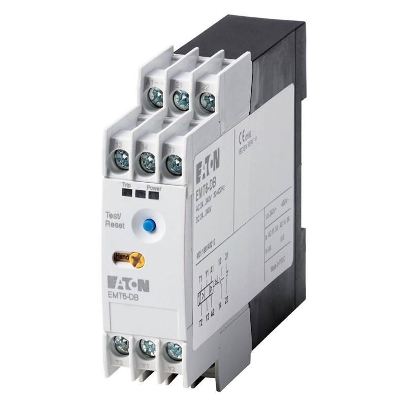 EMT6-DB(230V) Eaton EMT6 Thermistor Overload Relay 230V AC Convertible with/without Reclosing Lockout for Manual or Remote Resetting