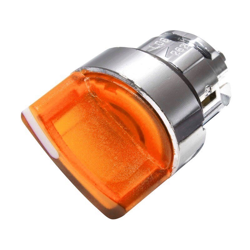 ZB4BK1253 Schneider Harmony XB4 2 Position Orange Illuminated Selector Switch Positionfor Integral LED O-I