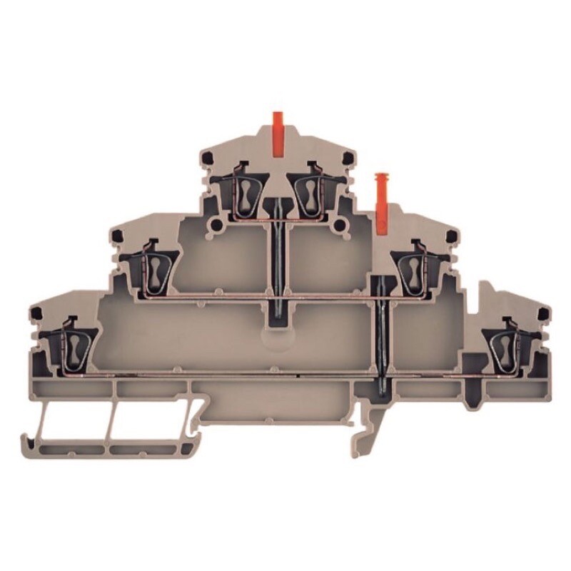 1782320000 Weidmuller Z-Series ZDLD 2.5-2VN Multi-tier Modular Terminal Tension-clamp Connection 2.5mm2 400V 20A