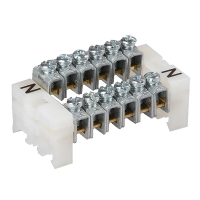 KNA4.120 Ensto Clampo Ground N-N Busbar 2 x (4x16mm + 16 x 6mm)