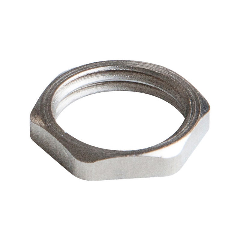 LBM12 M12 Nickel Plated Brass Locknut