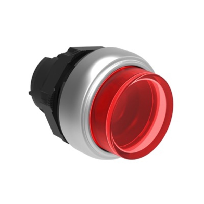 LPCBL204 Lovato Platinum Red Extended Illuminated Pusbutton Actuator 22.5mm Spring Return