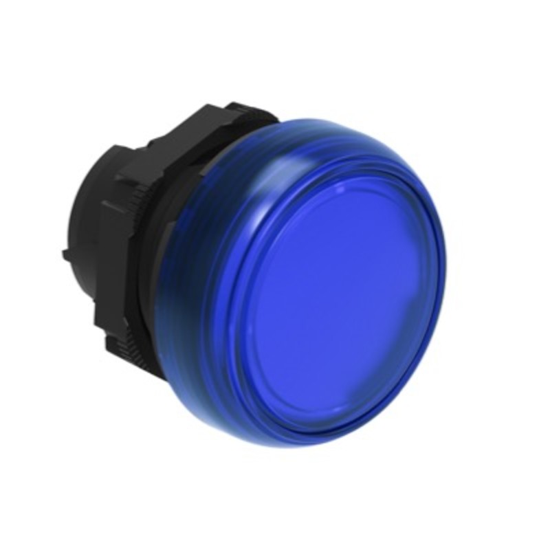 LPL6 Lovato Electric Platinum Blue Pilot Lamp Head for use with Integral LED 22.5mm