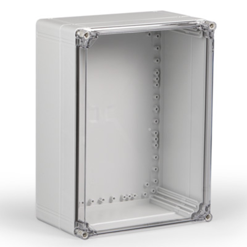 OABP304018T Ensto Cubo O ABS 300 x 400 x 187mmD Enclosure Clear Lid IP66/67