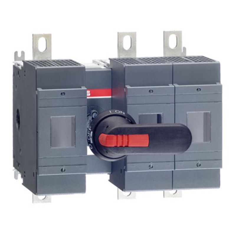 OS400B12P ABB OS 400A 3 Pole Switch Fuse for Base Mounting Switch Mechanism Between 1st and 2nd Pole